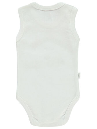 Civil Baby Bebek Çıtçıtlı Badi 1-12 Ay Ekru