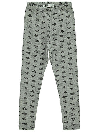 Civil Girls Kız Çocuk Tayt 10-13 Yaş Gri