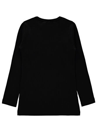 Civil Girls Kız Çocuk Termal Sweatshirt 10-13 Yaş Siyah