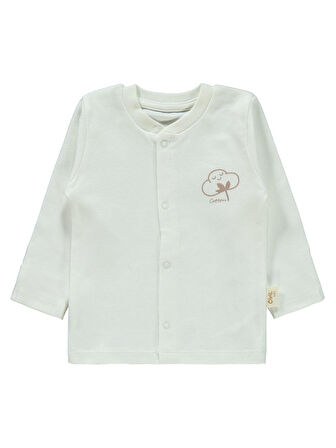 Civil Baby Bebek Organik Pijama Takımı 0-6 Ay Ekru