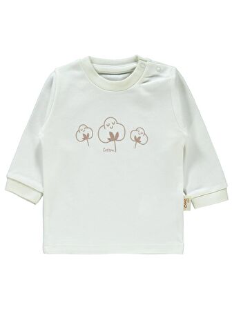 Civil Baby Bebek Organik Pijama Takımı 1-9 Ay Ekru