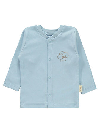 Civil Baby Bebek Organik Pijama Takımı 0-6 Ay Mavi