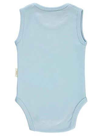 Civil Baby Bebek Organik Çıtçıtlı Badi 0-18 Ay Mavi