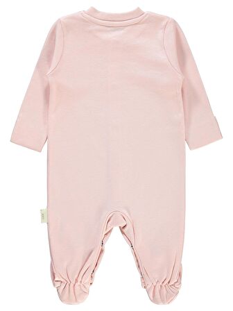 Civil Baby Bebek Organik Patikli Tulum 0-3 Ay Pembe