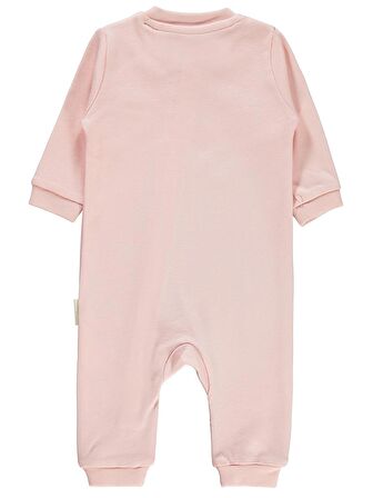 Civil Baby Bebek Organik Patikli Tulum 0-6 Ay Pembe