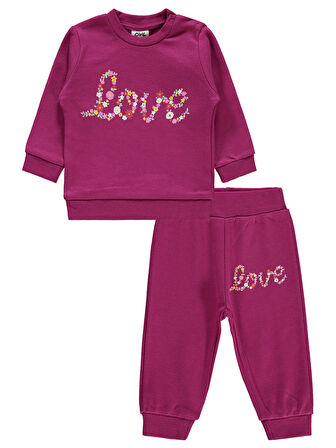 Civil Baby Kız Bebek Takım 6-18 Ay Mor