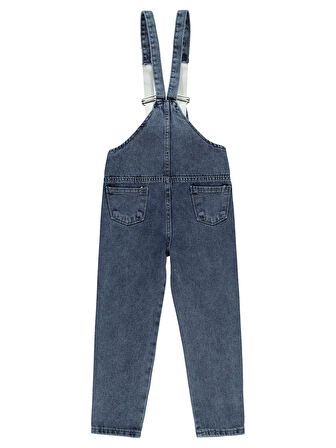 Civil Girls Kız Çocuk Salopet 10-13 Yaş Mavi