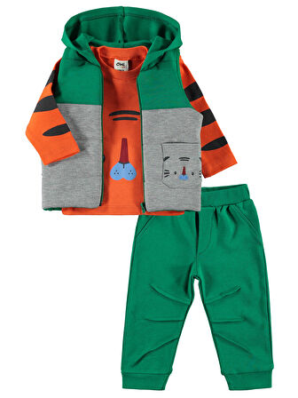 Civil Baby Erkek Bebek Takım 6-18 Ay Yeşil