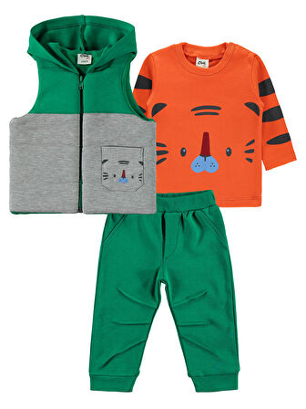 Civil Baby Erkek Bebek Takım 6-18 Ay Yeşil