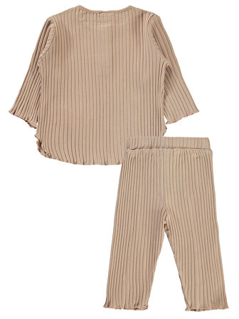 Civil Baby Kız Bebek 3'lü Takım 6-18 Ay Pudra