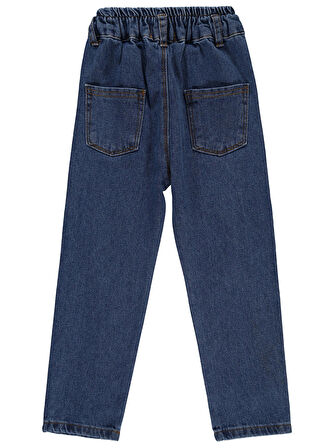 Civil Girls Kız Çocuk Kot Pantolon 6-9 Yaş Mavi