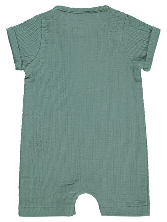 Civil Baby Erkek Bebek Patiksiz Tulum 6-18 Ay Su Yeşili