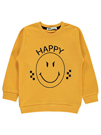 Civil Boys Erkek Çocuk Sweatshirt 2-5 Yaş Hardal