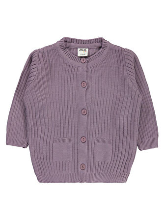 Civil Baby Bebek Triko Hırka 6-18 Ay Leylak Lila