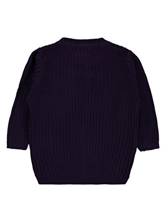 Civil Baby Bebek Triko Hırka 6-18 Ay Pancar Moru 