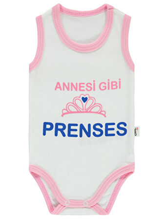 Civil Baby Kız Bebek Çıtçıtlı Badi 1-18 Ay Pembe