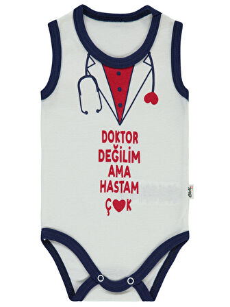 Civil Baby Erkek Bebek Çıtçıtlı Badi 18 Ay  Lacivert