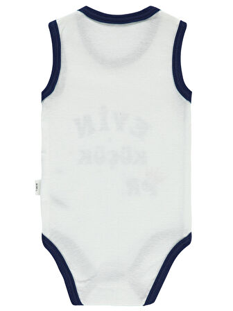 Civil Baby Erkek Bebek Çıtçıtlı Badi 1-18 Ay Lacivert