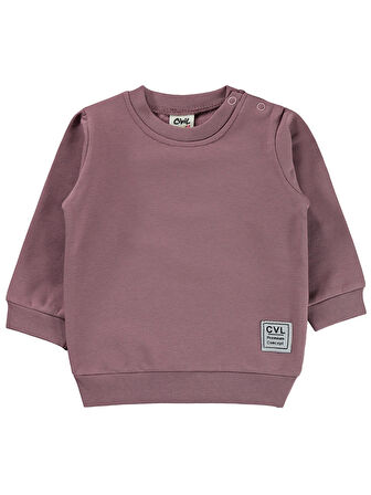 Civil Baby Kız Bebek Sweatshirt 6-18 Ay Leylak Lila