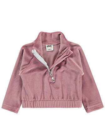 Civil Baby Kız Bebek Sweatshirt 6-18 Ay Pudra