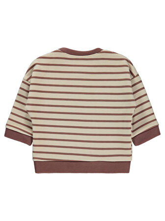 Civil Baby Erkek Bebek Sweatshirt 6-18 Ay Açık Kahve