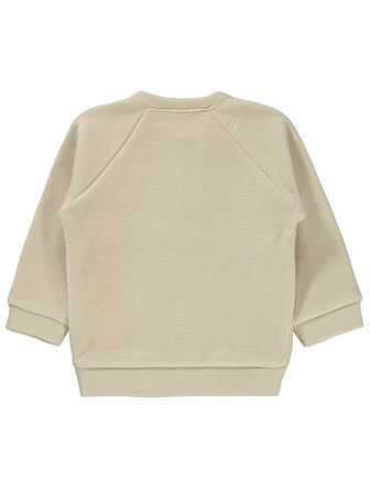 Civil Baby Erkek Bebek Sweatshirt 6-18 Ay Sütlü Kahve