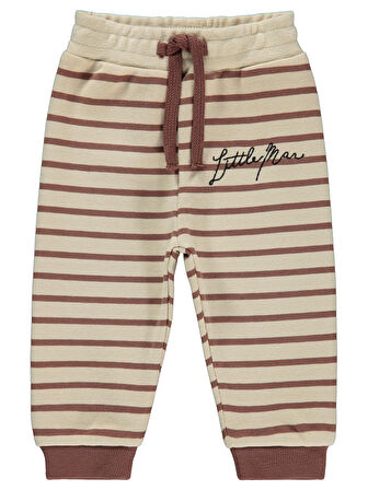 Civil Baby Erkek Bebek Eşofman Altı 6-18 Ay Açık Kahve