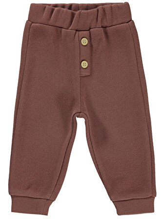 Civil Baby Erkek Bebek Eşofman Altı 6-18 Ay Açık Kahve