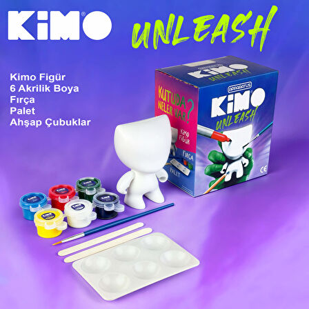 Kimo Unleash Figür Tasarım Seti (Çiz-Boya)