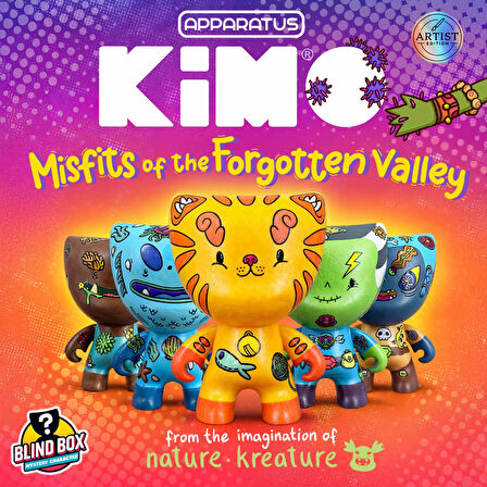 Kimo Misfits of the Forgotten Valley Figür Tasarım Seti (Çiz-Boya-Yapıştır)
