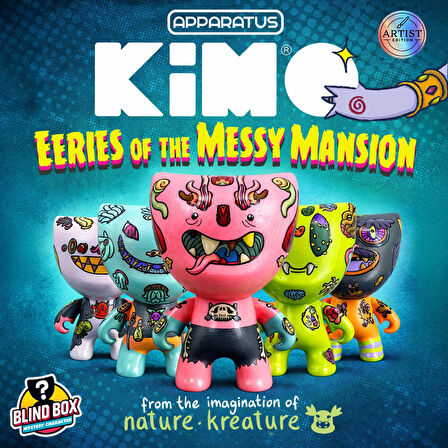 Kimo Eeries of the Messy Mansion Figür Tasarım Seti (Çiz-Boya-Yapıştır)