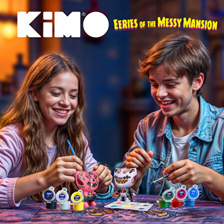 Kimo Eeries of the Messy Mansion Figür Tasarım Seti (Çiz-Boya-Yapıştır)