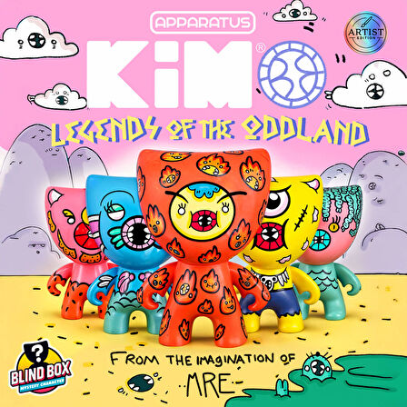 Kimo Legends of the Oddland Figür Tasarım Seti (Çiz-Boya-Yapıştır)