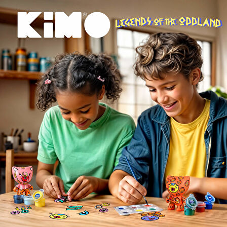 Kimo Legends of the Oddland Figür Tasarım Seti (Çiz-Boya-Yapıştır)