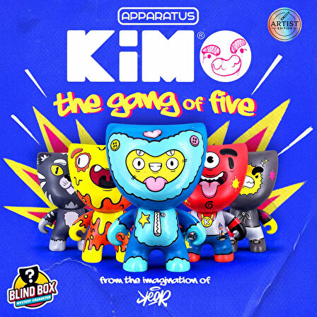 Kimo The Gang of Five Figür Tasarım Seti (Çiz-Boya-Yapıştır)