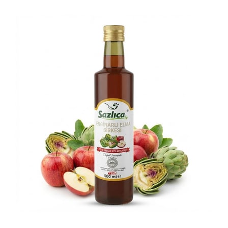Sazlıca Enginarlı Elma Sirkesi 500 ml