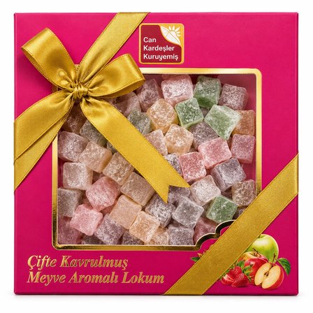 Çifte Kavrulmuş Meyveli Lokum 500g