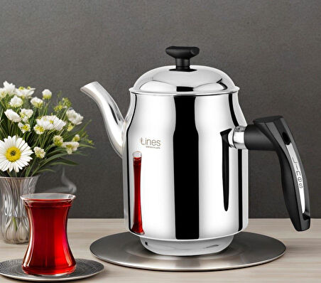 Rossel Premium Lines Kahveci Çelik Demlik No:3