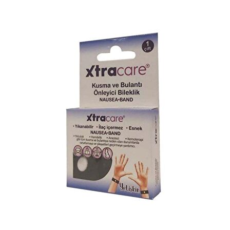 XTRACARE KUSMA VE BULANTI ÖNLEYİCİ BİLEKLİK SİYAH