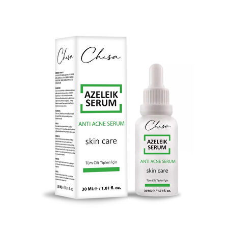 Chisa Azeleik-Salisilik kombinasyonu Akne karşıtı Serum 30 ml