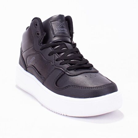 Kinetix Tyra Pu Hı Siyah Beyaz Günlük Kadın Spor Ayakkabı