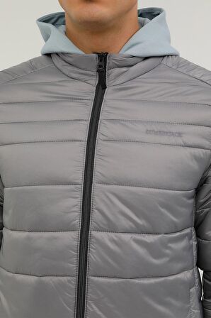 M-brt Plus Coat 2pr Gri Erkek Mont