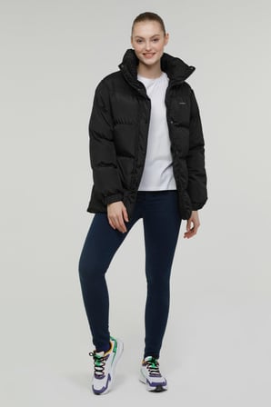 W-SN2060 SERENA COAT 2PR Siyah Kadın Uzun Kaban