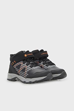 Erkek Çocuk - Genç Outdoor Bot 101172046 LUMBERJACK 2W GIOLI HI 2PR,SIYAH/TURUNCU 31-35
