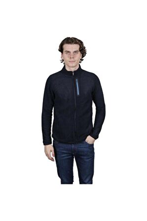 Lumberjack Düz Siyah Erkek Polar Sweatshırt W M-SN165 NORDIC POLAR