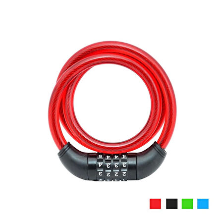 UMT CABLE LOCK KİLİT 12X1000 4 ŞİFRELİ HALAT KLT-241