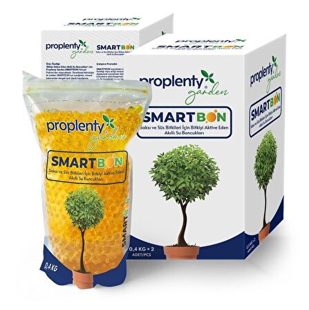 Proplenty Smartbon Saksı Ve Süs Bitkileri İçin Akıllı Su Boncukları 0.4 kg/2 Ad.