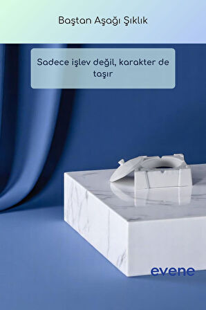 Küllük Altın Eskitme Renk Kül Tablası Dekoratif Küllük Model 11