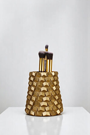 Makyaj Organizeri Makyaj Fırçalığı Makyaj Organizer Düzenleyici Siyah Renk Model 84