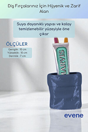 Diş Fırçalığı Diş Fırçalık Diş Fırçası Standı Diş Fırçası Tutucu Siyah Renk Model 80